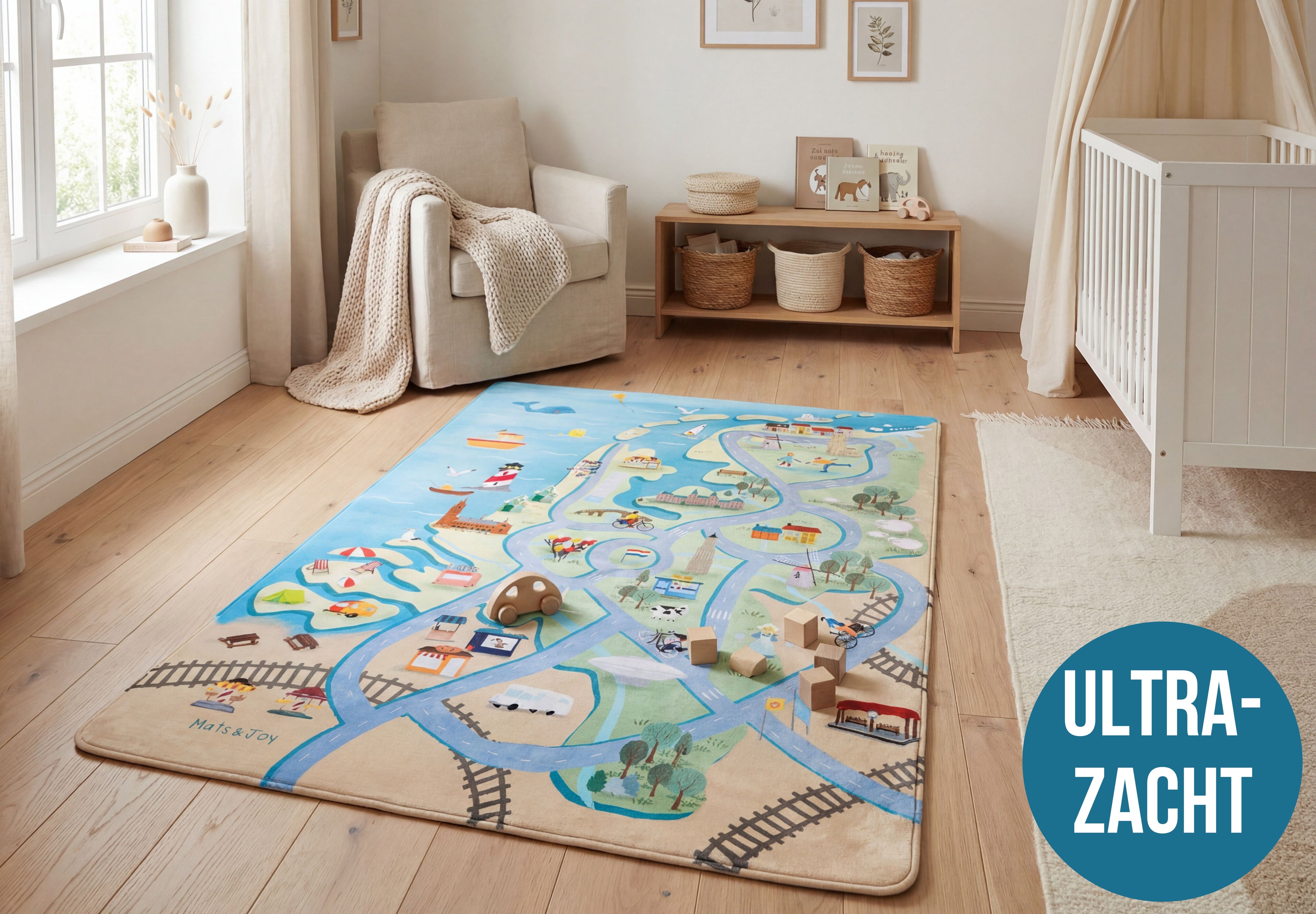 Tapis de jeu Pays-Bas Voiture (130x180cm)