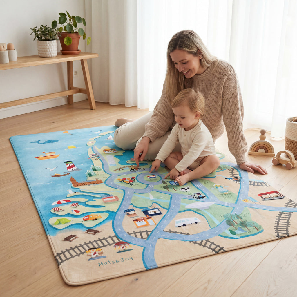 Tapis de jeu Pays-Bas Voiture (130x180cm)