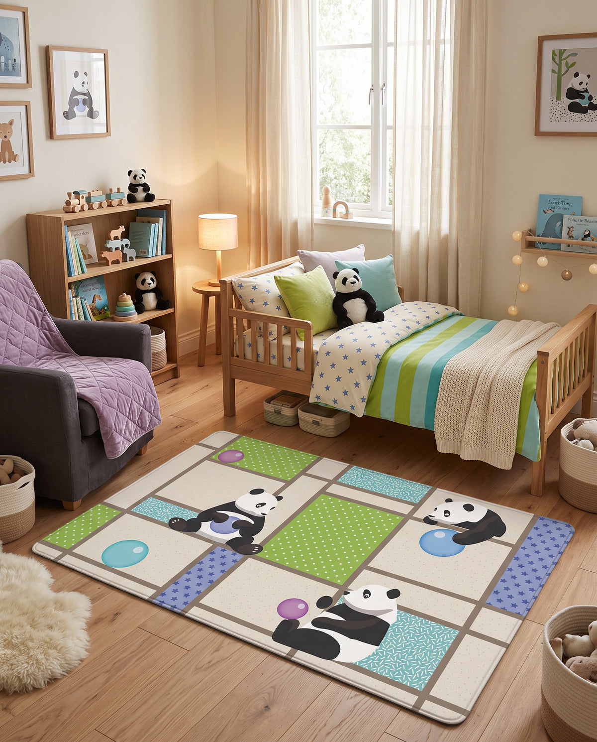 Panda Play Mat (110x170cm)