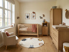 Rond Kinderkamer Tapijtje met Dieren (Ø 100cm)