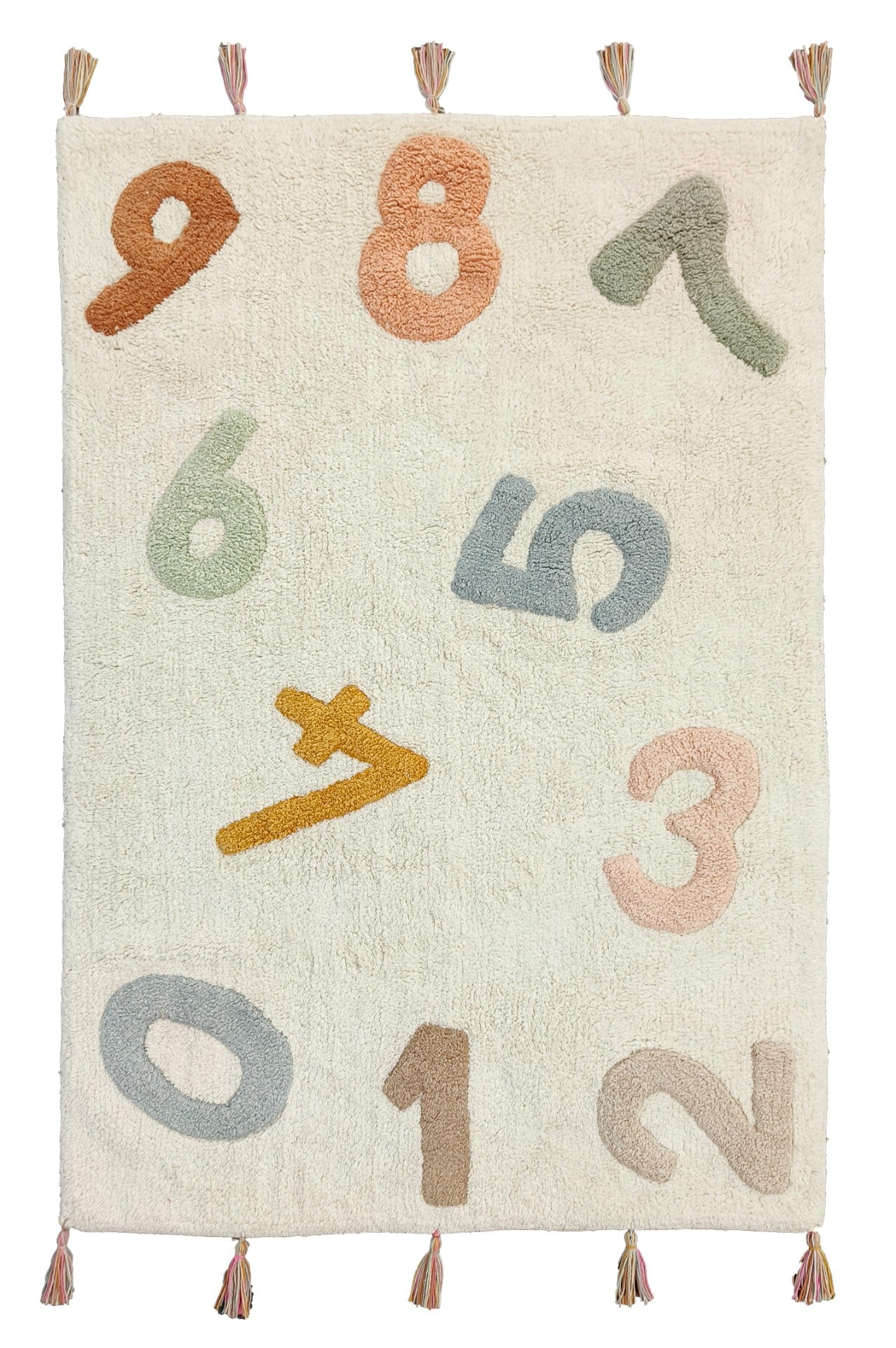 Kinderkamer Vloerkleed met Cijfers (80x120cm)