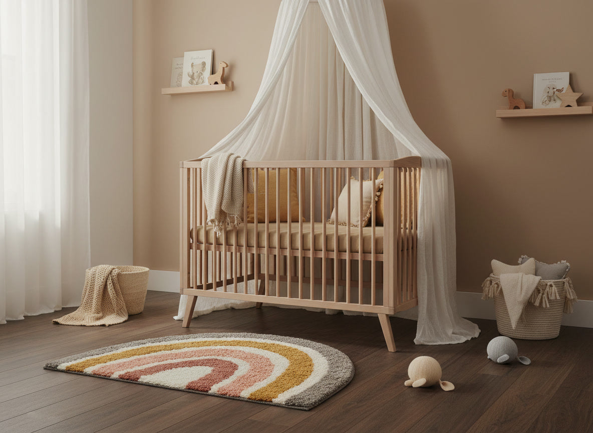 Regenboog Tapijtje Kinderkamer (70x100cm)