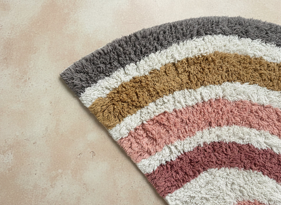 Regenboog Tapijtje Kinderkamer (70x100cm)