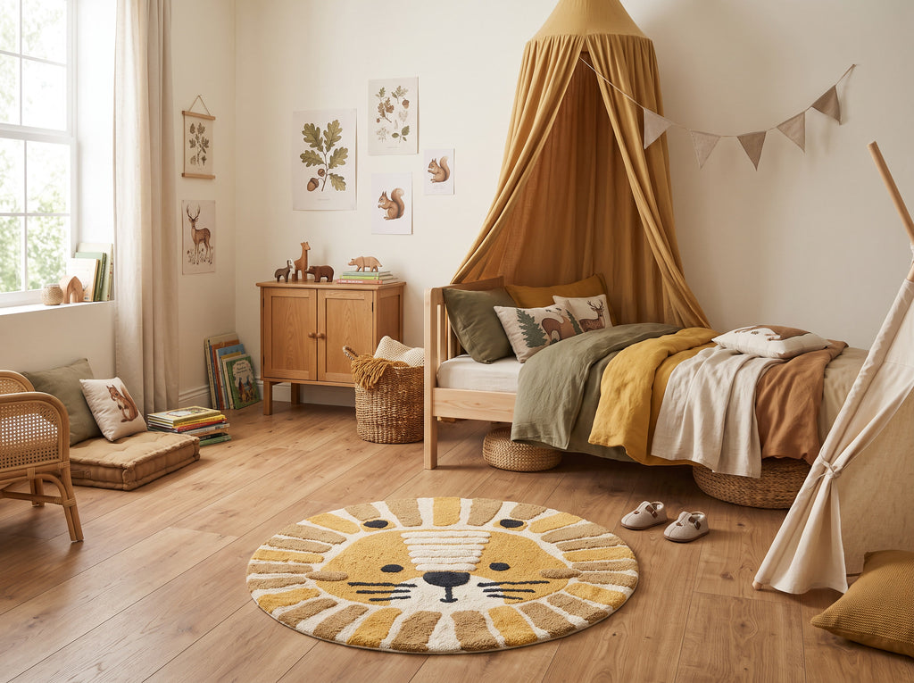 Leeuw Kinderkleed Rond (Ø 110 cm)