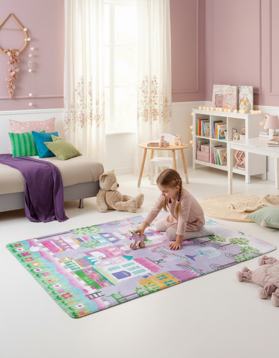 Prinsessenstad Speeltapijt (130x180cm)