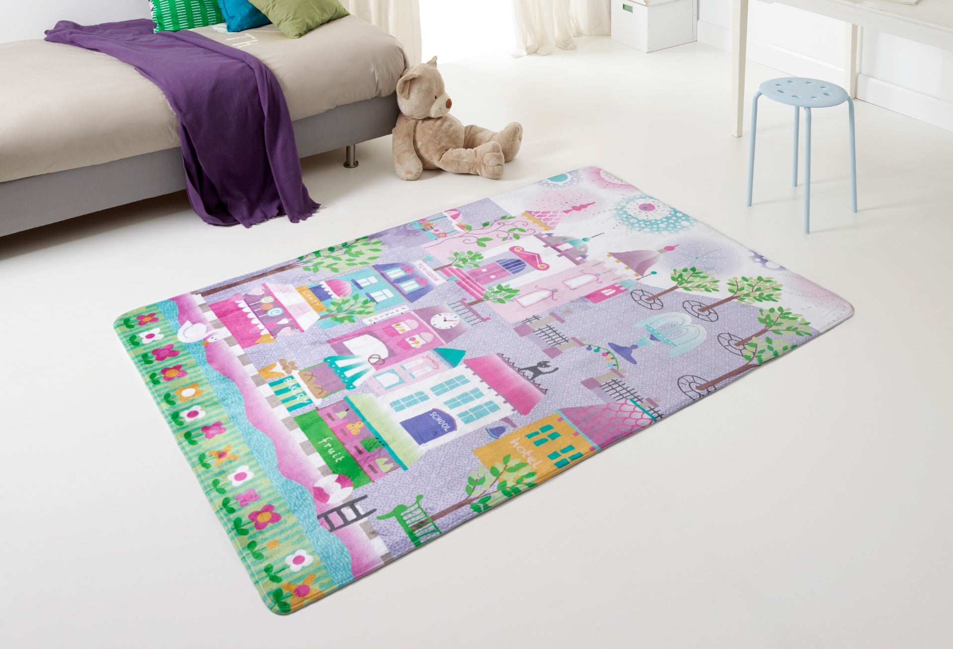 Prinsessenstad Speeltapijt (130x180cm)