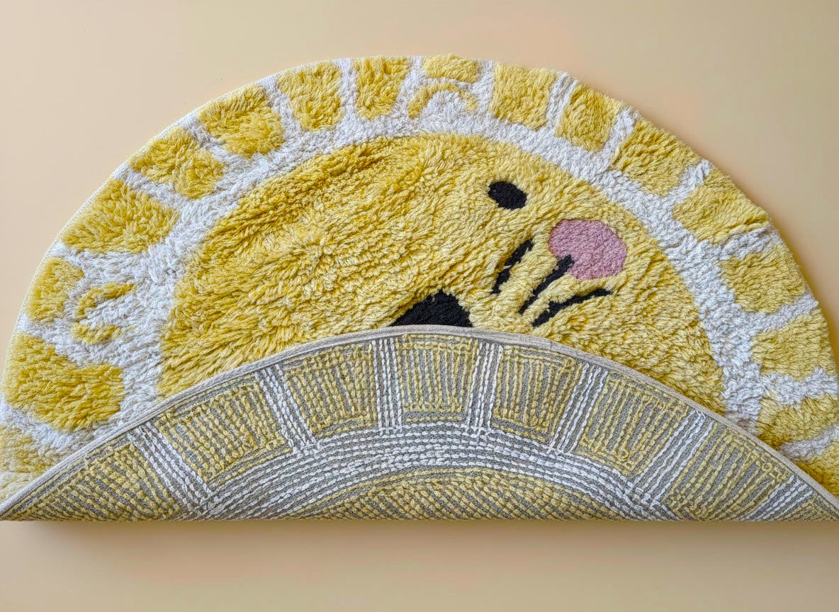 Leeuw Tapijtje Kinderkamer (80x80cm)