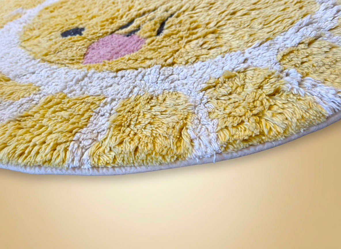 Leeuw Tapijtje Kinderkamer (80x80cm)