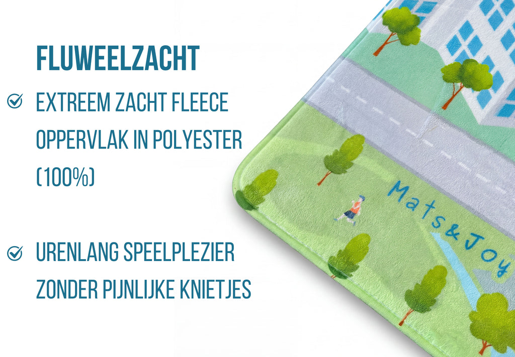 Auto Speelmat 'Town Square' (130x180cm)