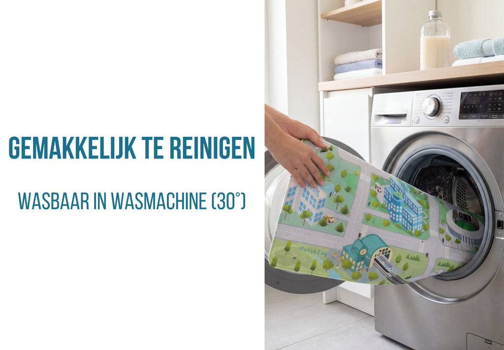 Auto Speelmat 'Town Square' (130x180cm)