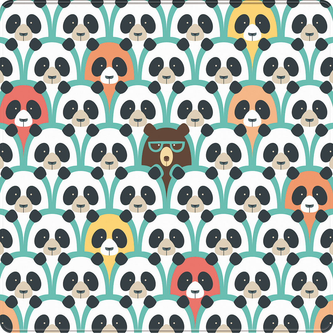 Panda Kindertapijt (130x130cm)