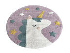 Unicorn Round Children's Rug (Ø 100cm)