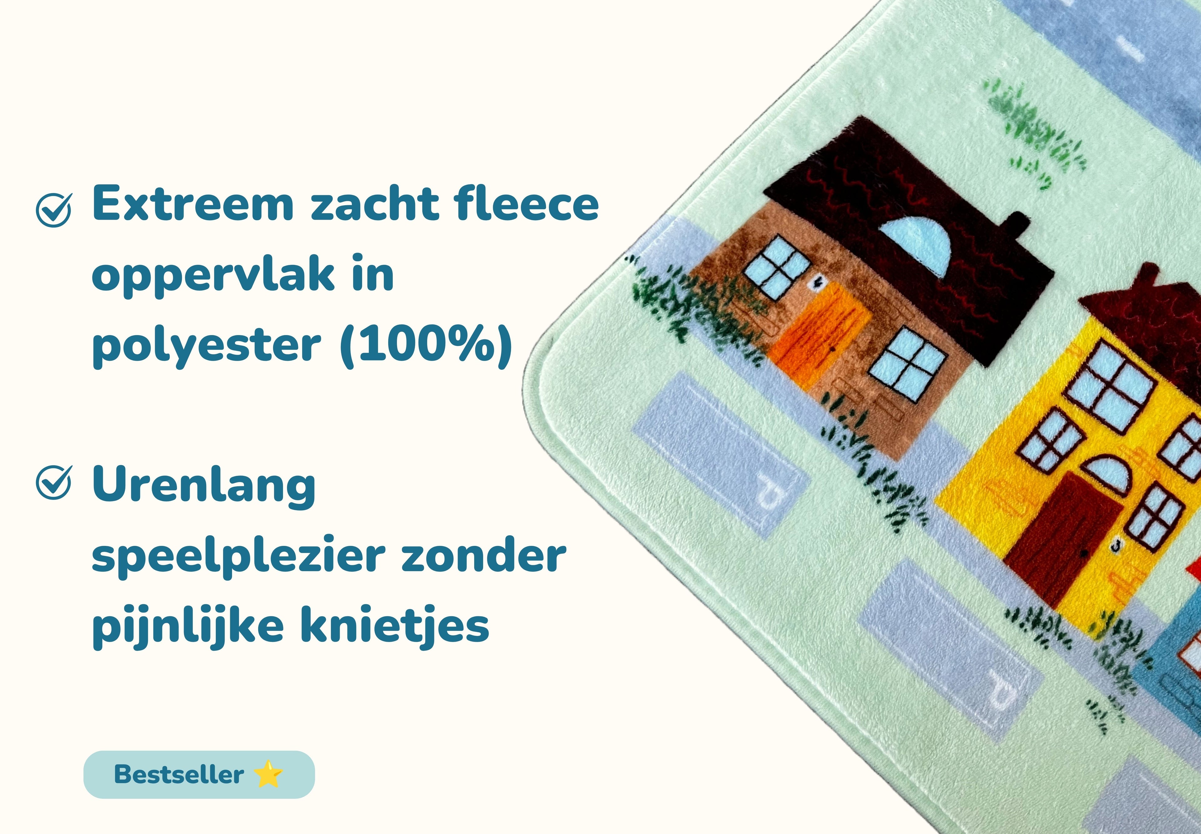 Dorf Auto Spielmatte (110x170cm & 130x180cm)