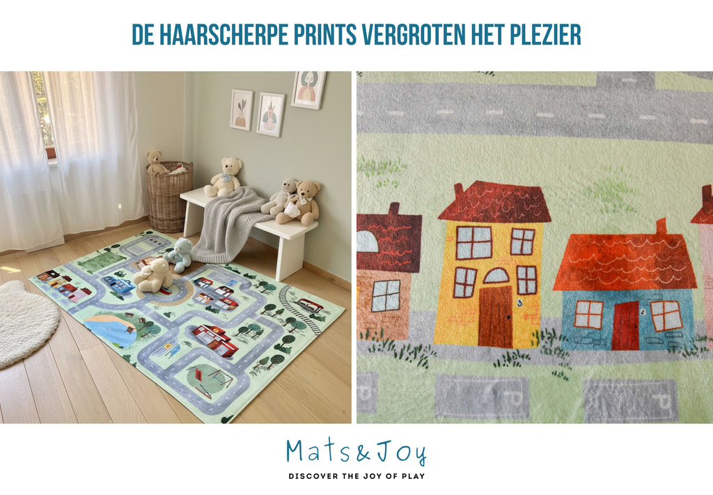 Village Auto Speelmat (110x170cm & 130x180cm)