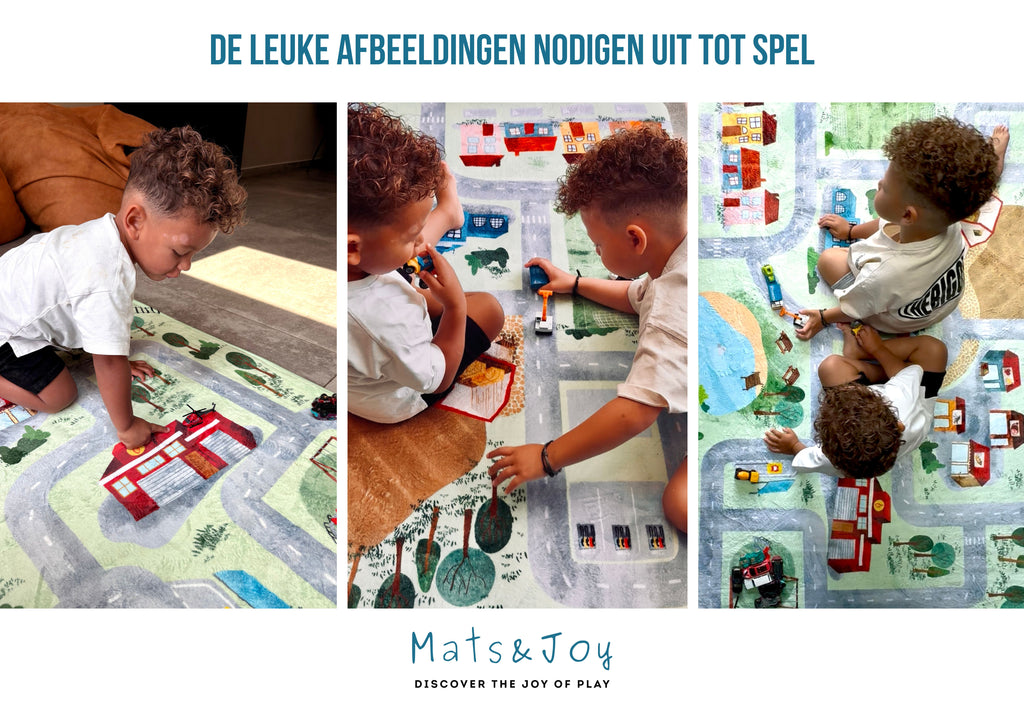 Village Auto Speelmat (110x170cm & 130x180cm)