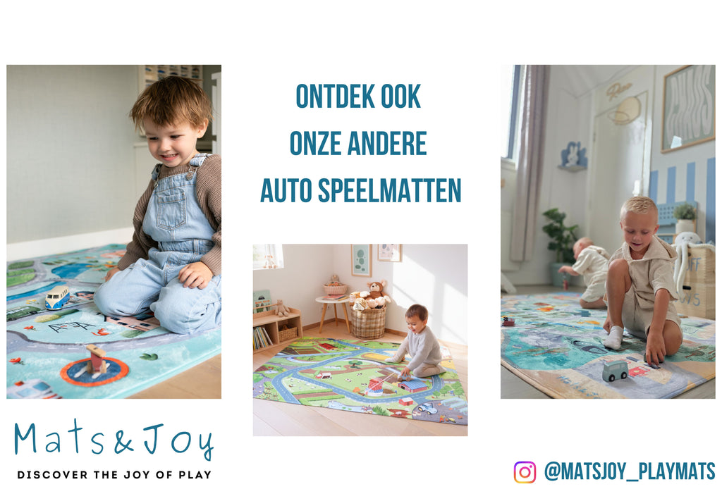 Village Auto Speelmat (110x170cm & 130x180cm)