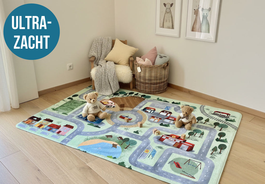 Village Auto Speelmat (110x170cm & 130x180cm)