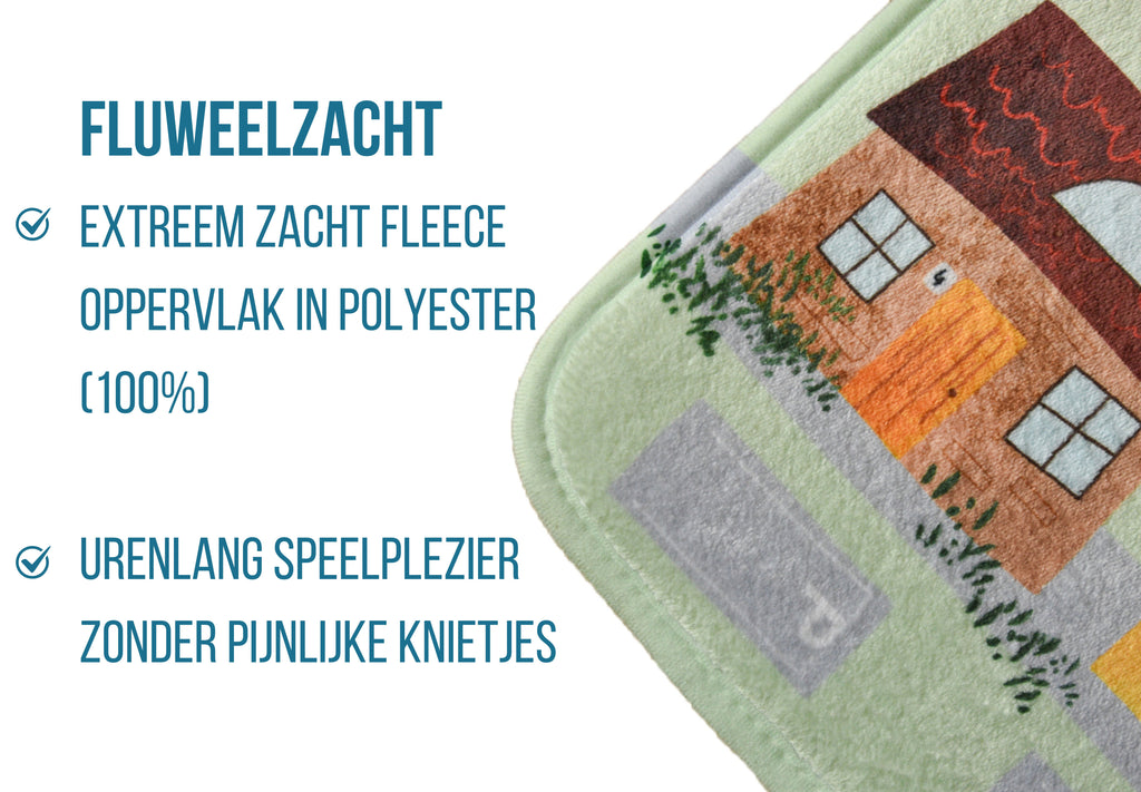 Village Auto Speelmat (110x170cm & 130x180cm)