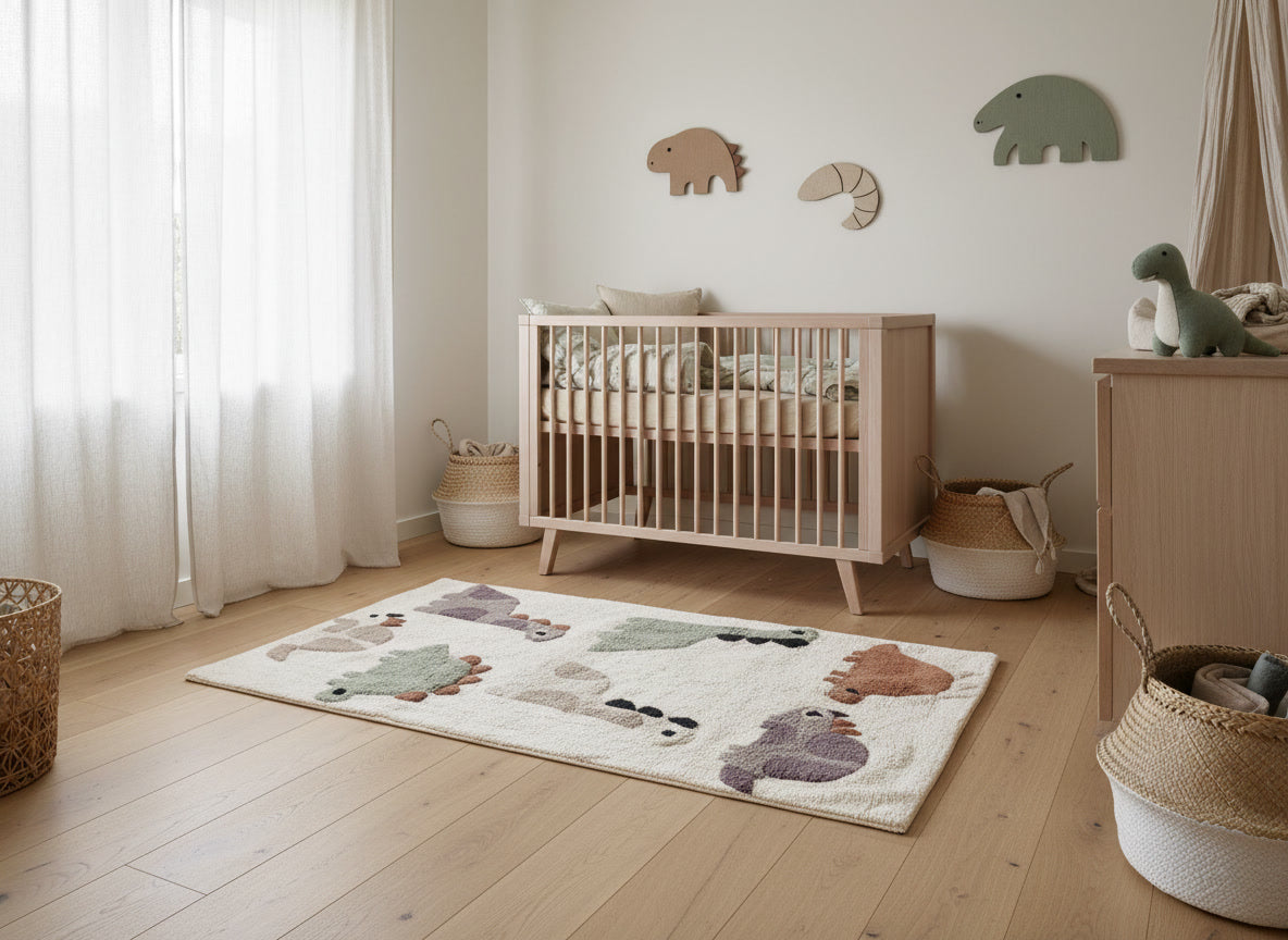 Dino Kinderkamer Vloerkleed (80×120 cm)