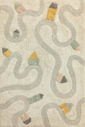 Tapis enfant avec routes (120 × 180 cm)