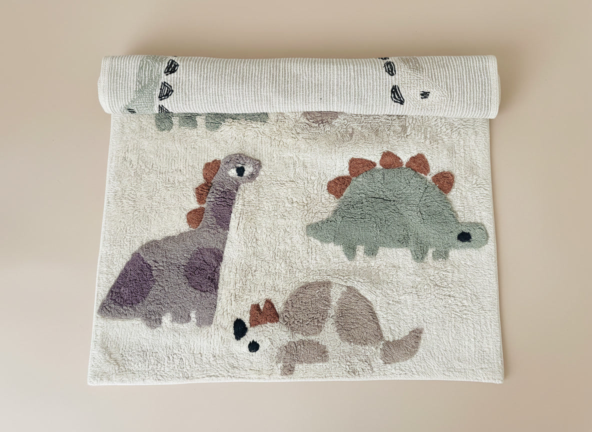 Dino Kinderkamer Vloerkleed (80×120 cm)