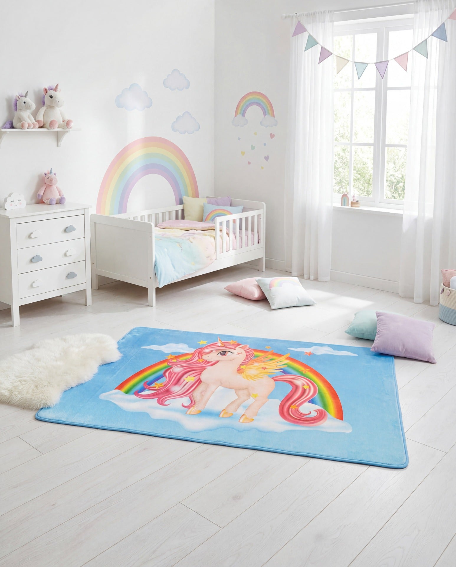 Unicorn Kindertapijt (110x170cm)